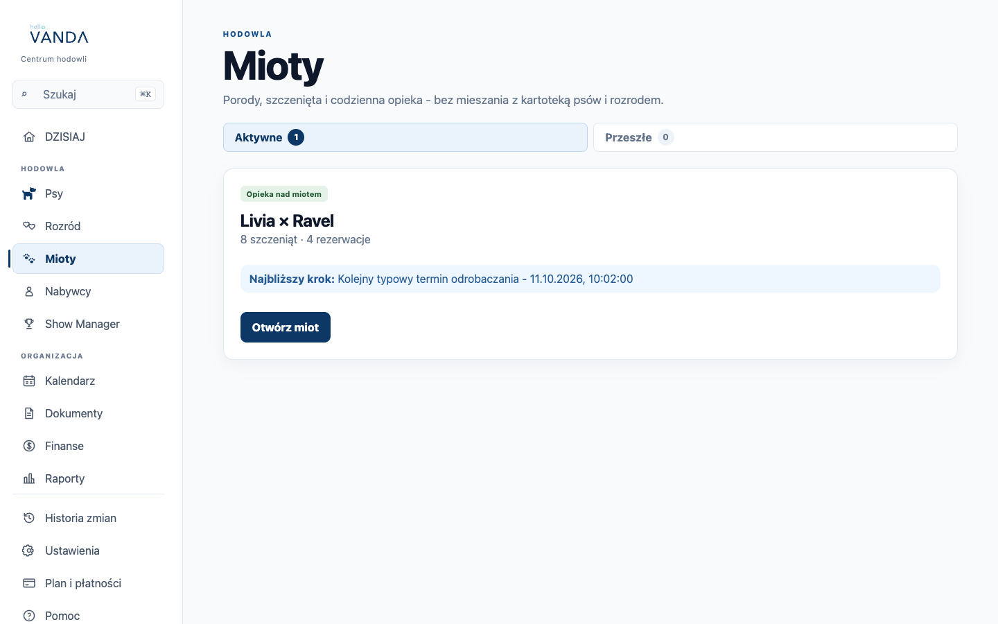 Lista miotów